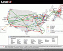 Level 3 network map